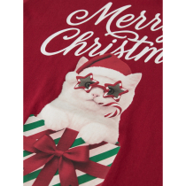 NAME IT T-shirt Vosmas Red Dahlia Xmas